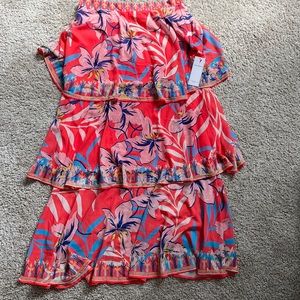 NWT Tiered Maxi Skirt